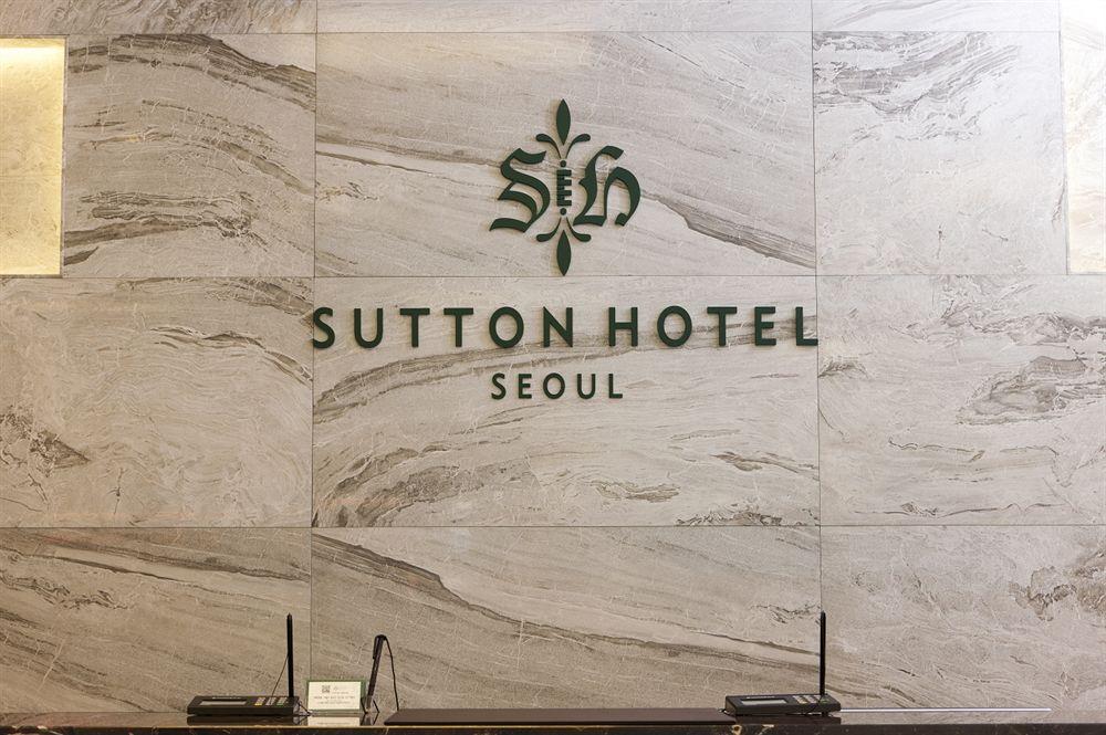 Sutton Hotel Seúl Exterior foto